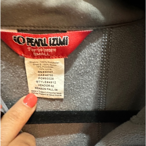 iQ Pearl Izumi Light Blue Gray Cycling Jacket Size Small - Picture 3 of 8